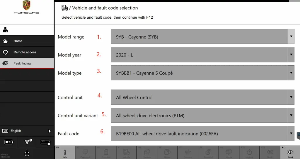 How to use the Porsche piwis 3 software to find a Porsche car faultrepair guide-4