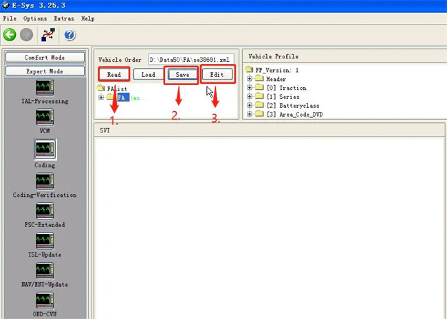 Bmw Engineer Guide On How To Change The Fa Code With Bmw E Sys