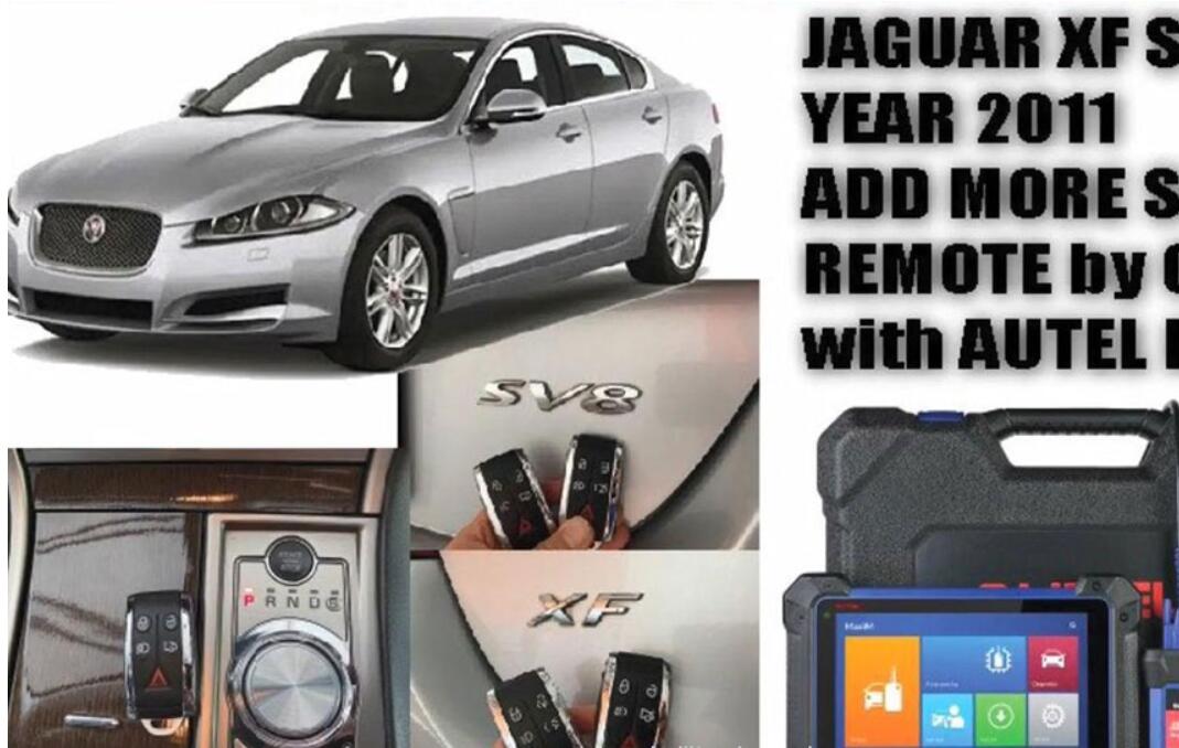 AUTEL IM608 JAGUAR XF SV8 2011 ADD SMART REMOTE BY OBD-1