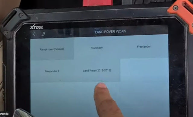 Xtool X100 Pad2 add Landrover 2014 Up Smart Key via OBD-8